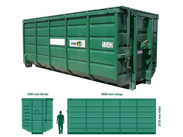 Container offen - 35m3
